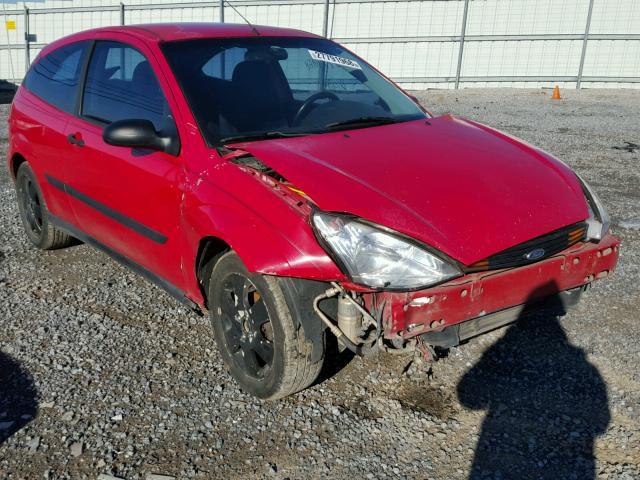 3FAFP31392R136586 - 2002 FORD FOCUS ZX3 RED photo 1