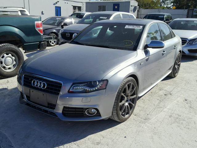 WAUDGAFL3BA055315 - 2011 AUDI S4 PREMIUM SILVER photo 2