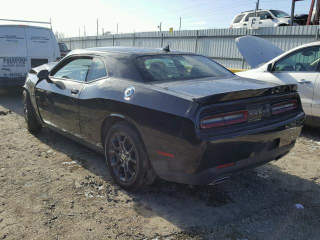 2C3CDZGG0JH112887 - 2018 DODGE CHALLENGER BLACK photo 3