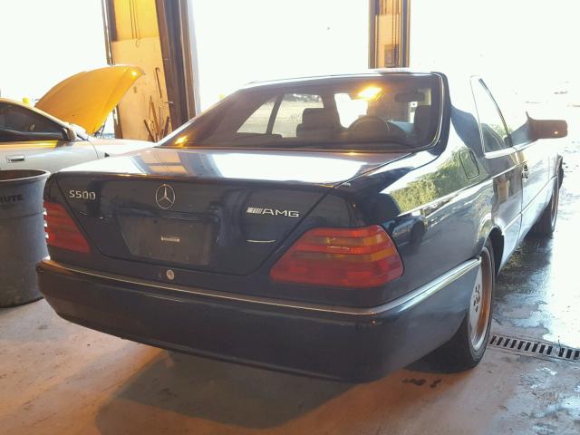 WDBGA70E6SA223638 - 1995 MERCEDES-BENZ S 500 BLACK photo 4