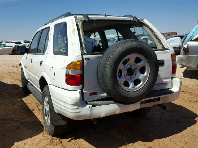 4S6DM58W724400809 - 2002 HONDA PASSPORT E WHITE photo 3