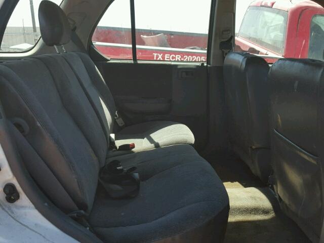 4S6DM58W724400809 - 2002 HONDA PASSPORT E WHITE photo 6