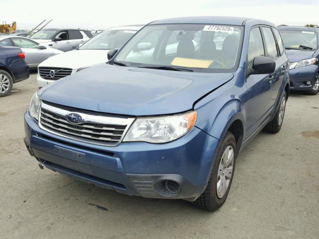 JF2SH6AC1AH761878 - 2010 SUBARU FORESTER 2 BLUE photo 2