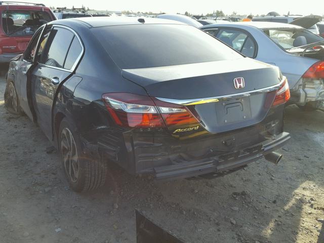 1HGCR2F86HA112420 - 2017 HONDA ACCORD EXL BLACK photo 3