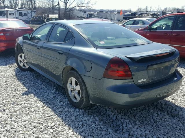 2G2WP552761255372 - 2006 PONTIAC GRAND PRIX TURQUOISE photo 3