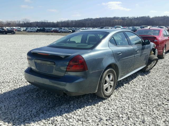 2G2WP552761255372 - 2006 PONTIAC GRAND PRIX TURQUOISE photo 4