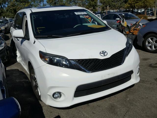 5TDXK3DC7DS352347 - 2013 TOYOTA SIENNA SPO WHITE photo 1