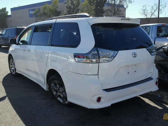 5TDXK3DC7DS352347 - 2013 TOYOTA SIENNA SPO WHITE photo 3