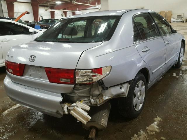 1HGCM56405A186246 - 2005 HONDA ACCORD LX SILVER photo 4