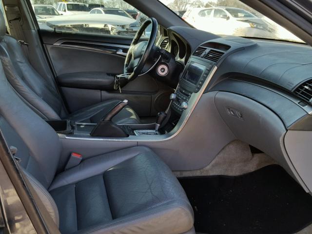 19UUA66256A026057 - 2006 ACURA 3.2TL GRAY photo 5