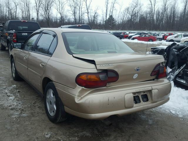 1G1ND52J316194219 - 2001 CHEVROLET MALIBU GOLD photo 3