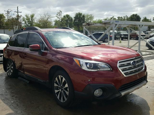 4S4BSANC9H3232484 - 2017 SUBARU OUTBACK 2. RED photo 1