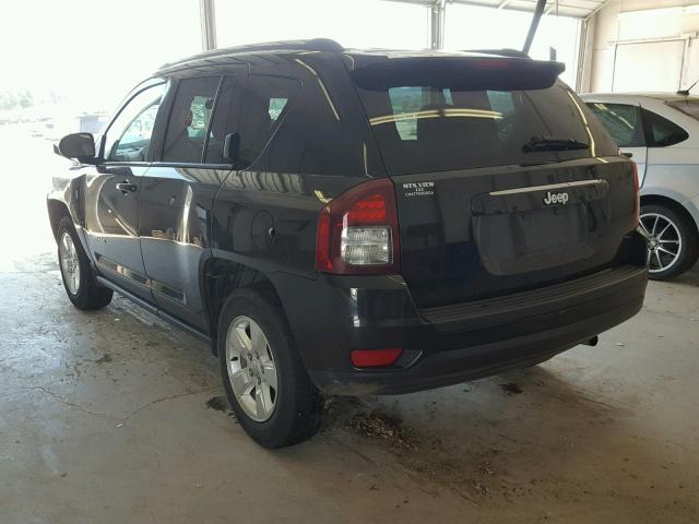1C4NJCBA0FD143784 - 2015 JEEP COMPASS SP BLACK photo 3