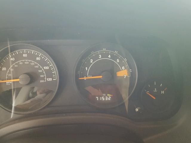 1C4NJCBA0FD143784 - 2015 JEEP COMPASS SP BLACK photo 8