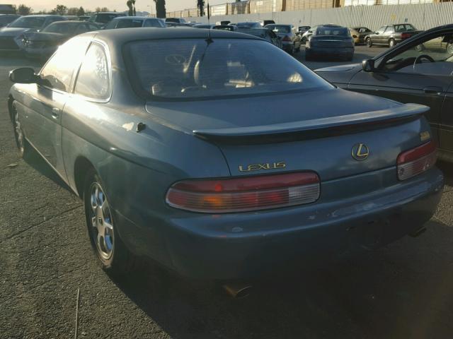 JT8UZ30C8S0042548 - 1995 LEXUS SC 400 TEAL photo 3