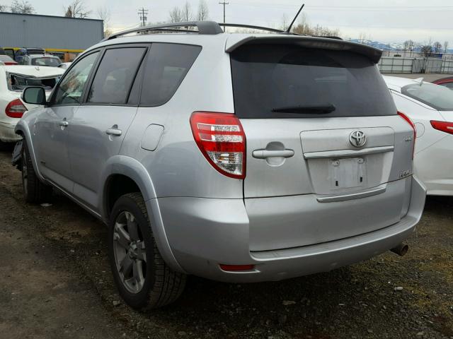 JTMRK4DV9B5100263 - 2011 TOYOTA RAV4 SPORT SILVER photo 3