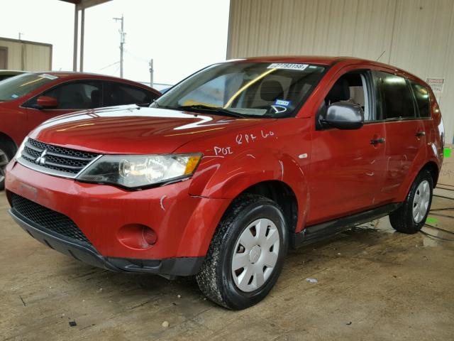 JA4LS21W59Z007275 - 2009 MITSUBISHI OUTLANDER BURGUNDY photo 2