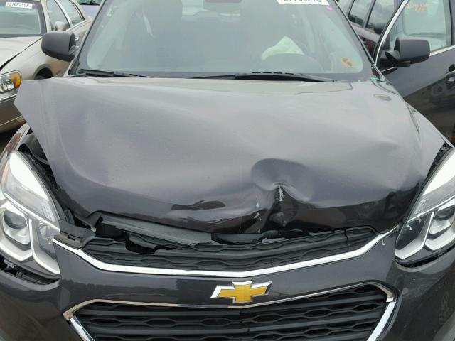 2GNALBEK0G6206283 - 2016 CHEVROLET EQUINOX LS GRAY photo 7