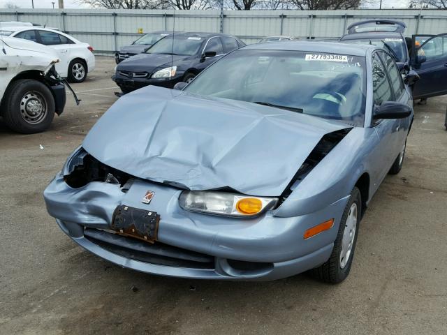 1G8ZH52861Z338154 - 2001 SATURN SL1 BLUE photo 2