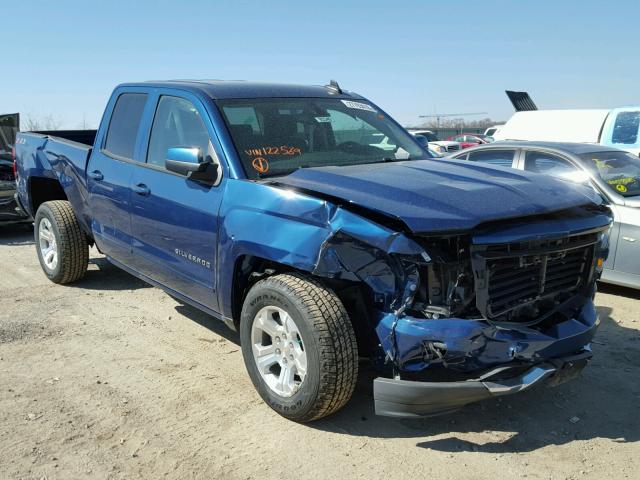 1GCVKREC0JZ122569 - 2018 CHEVROLET SILVERADO BLUE photo 1