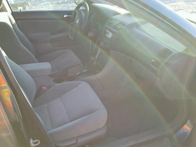 1HGCM56465A112216 - 2005 HONDA ACCORD LX CHARCOAL photo 5