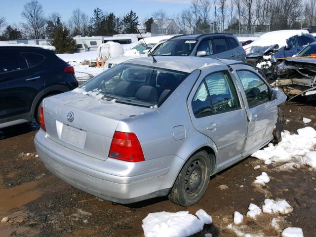 3VWSK69M21M092283 - 2001 VOLKSWAGEN JETTA GLS SILVER photo 4