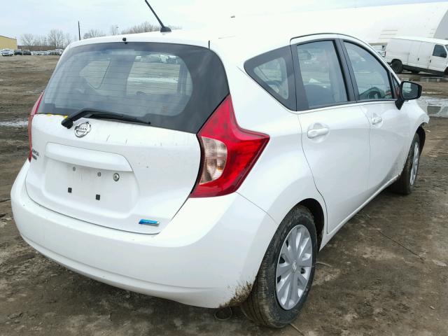 3N1CE2CP6FL444257 - 2015 NISSAN VERSA NOTE WHITE photo 4