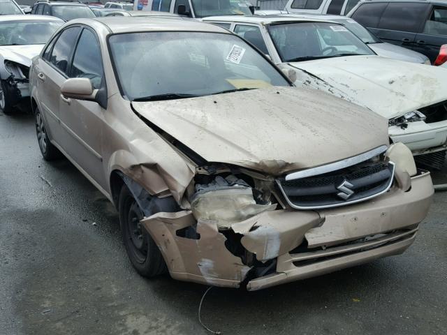 KL5JD56ZX7K630639 - 2007 SUZUKI FORENZA BA TAN photo 1