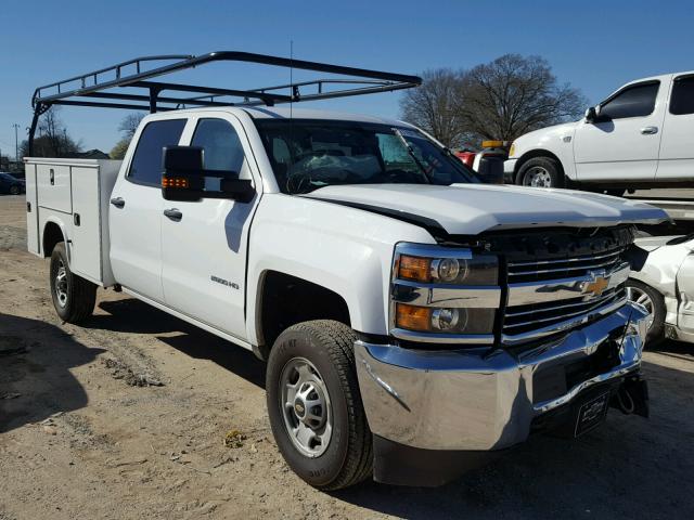 1GC1CUEGXJF126907 - 2018 CHEVROLET SILVERADO WHITE photo 1