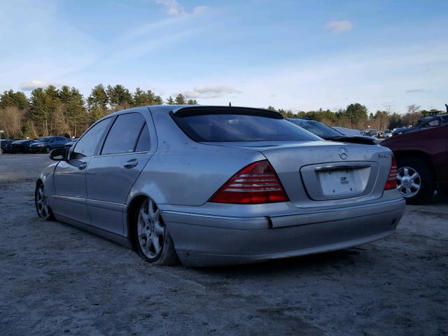 WDBNG83J85A454288 - 2005 MERCEDES-BENZ S 430 4MAT SILVER photo 3