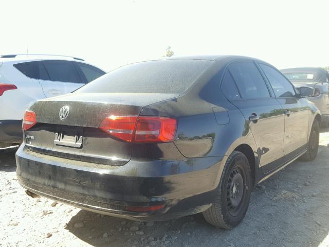 3VW1K7AJ7FM286611 - 2015 VOLKSWAGEN JETTA BASE 黑色 照片 4