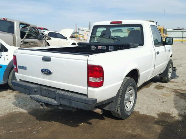 1FTYR10D19PA54140 - 2009 FORD RANGER WHITE photo 4