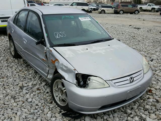 2HGES15593H582658 - 2003 HONDA CIVIC LX SILVER photo 1