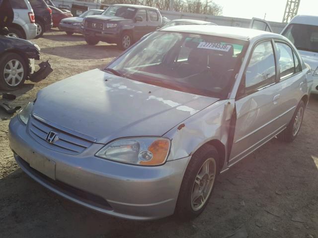 2HGES15593H582658 - 2003 HONDA CIVIC LX SILVER photo 2