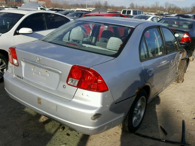 2HGES15593H582658 - 2003 HONDA CIVIC LX SILVER photo 4