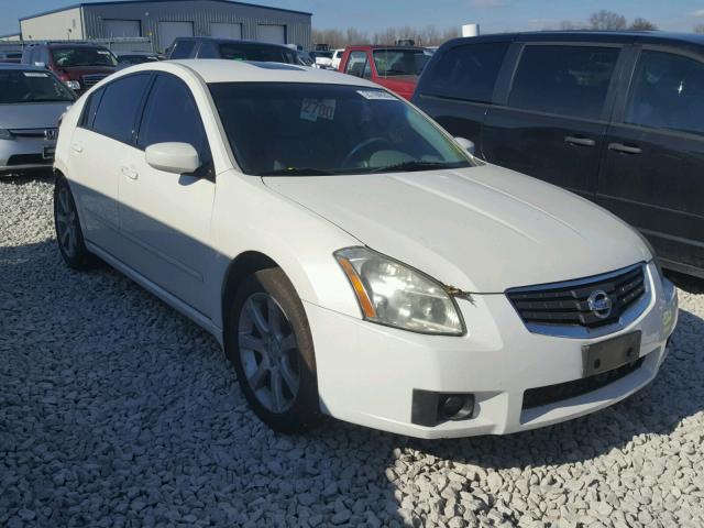 1N4BA41E67C845439 - 2007 NISSAN MAXIMA SE WHITE photo 1