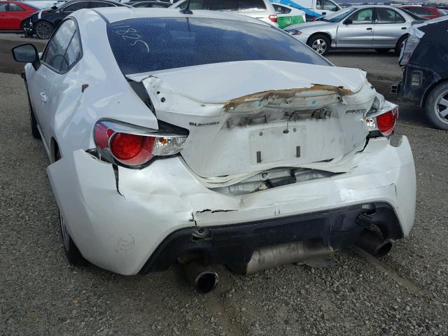 JF1ZCAC17D1609665 - 2013 SUBARU BRZ 2.0 LI WHITE photo 9