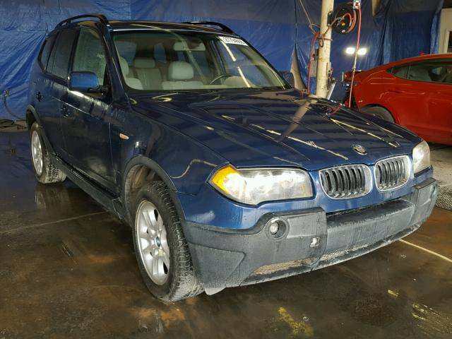 WBXPA73444WB22730 - 2004 BMW X3 2.5I BLUE photo 1