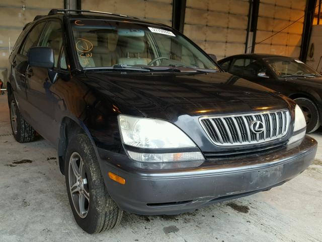 JTJHF10U010172327 - 2001 LEXUS RX 300 BLACK photo 1