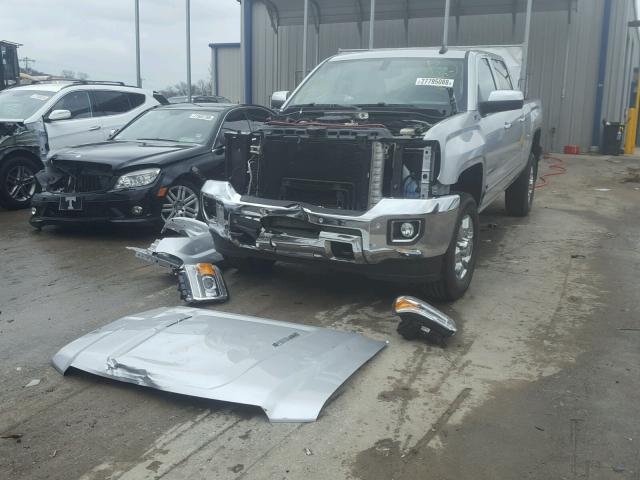 1GT12ZE86FF649244 - 2015 GMC SIERRA K25 SILVER photo 2