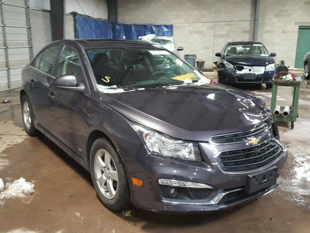 1G1PC5SB9F7231991 - 2015 CHEVROLET CRUZE LT CHARCOAL photo 1