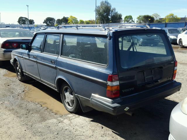 YV1AA885XL1846967 - 1990 VOLVO 240 BASE BLUE photo 3