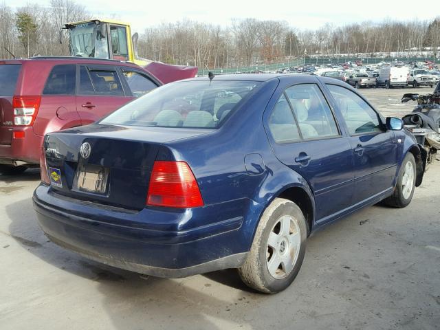 3VWSK69M83M070954 - 2003 VOLKSWAGEN JETTA GLS BLUE photo 4