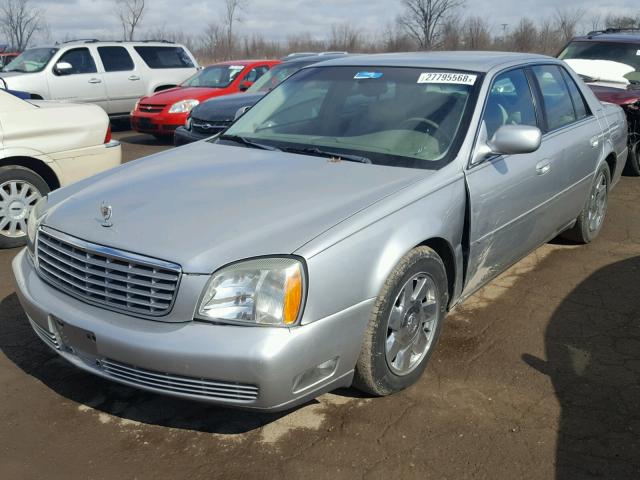 1G6KD54YX4U254584 - 2004 CADILLAC DEVILLE SILVER photo 2