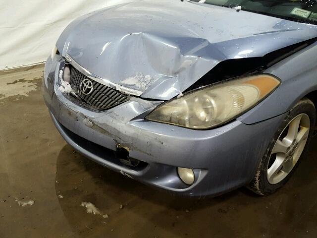 4T1FA38P16U090119 - 2006 TOYOTA CAMRY SOLA BLUE photo 9