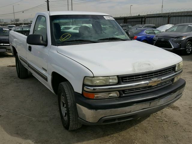 1GCGC24U6YZ256360 - 2000 CHEVROLET SILVERADO WHITE photo 1