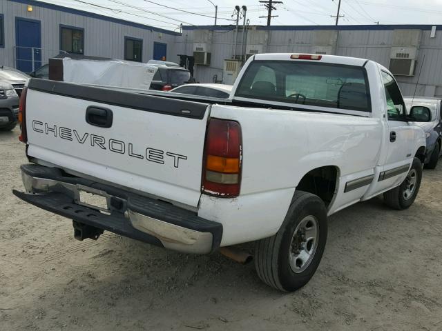 1GCGC24U6YZ256360 - 2000 CHEVROLET SILVERADO WHITE photo 4