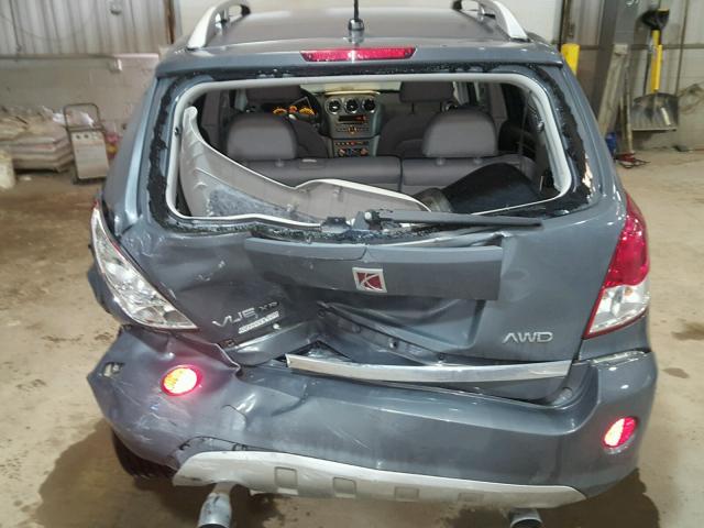 3GSDL73798S507790 - 2008 SATURN VUE XR CHARCOAL photo 9