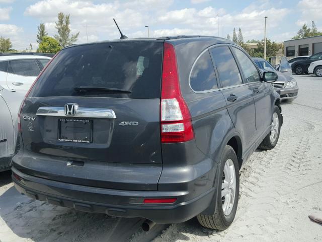 5J6RE4H52BL093471 - 2011 HONDA CR-V EX GRAY photo 4