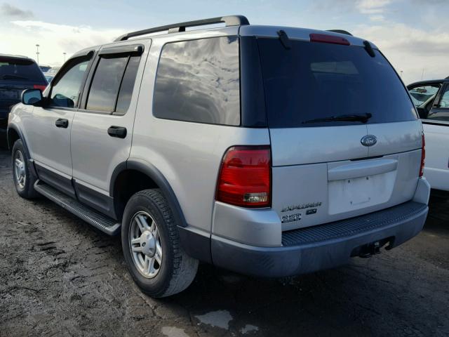 1FMZU73K73UA48430 - 2003 FORD EXPLORER X SILVER photo 3